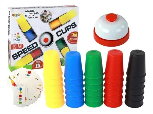 Juego De Mesa Familiar De Patrones Velocidad Y Vasos Niños
