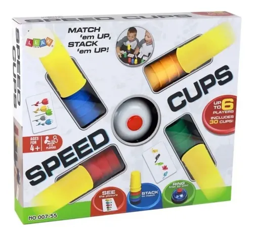 Juego De Mesa Familiar De Patrones Velocidad Y Vasos Niños — foto 4