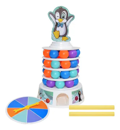 Juego De Mesa Pingüino Torre De Equilibrio — foto 2