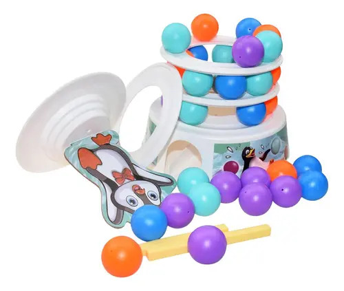Juego De Mesa Pingüino Torre De Equilibrio — foto 5