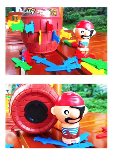 Juego De Mesa Pirata Saltarín Barril Juguete Infantil — foto 4