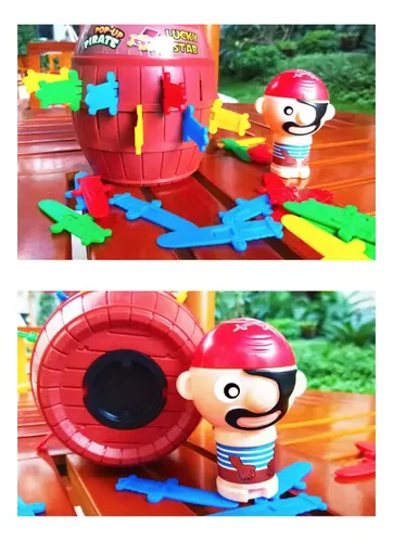 Juego De Mesa Pirata Saltarín Barril Juguete Infantil Niños — foto 2