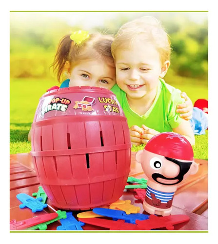 Juego De Mesa Pirata Saltarín Barril Juguete Infantil Niños — foto 3