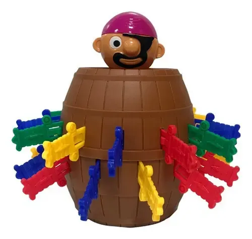 Juego De Mesa Pirata Saltarín Barril Juguete Infantil Niños — foto 4
