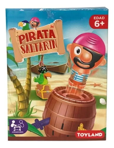 Juego De Mesa Pirata Saltarín Barril Juguete Infantil Niños — foto 7