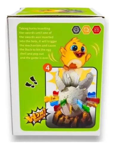 Juego De Mesa Pirata Saltarin Pato, Pollo, Dino, Pingüino Patito — foto 4