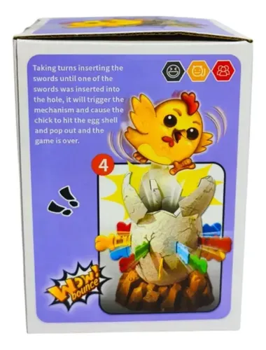 Juego De Mesa Pirata Saltarin Pato, Pollo, Dino, Pingüino Pollito — foto 4