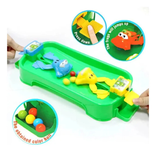 Juego De Mesa Ranitas Saltarinas Come Pelotas Para Niños — foto 3