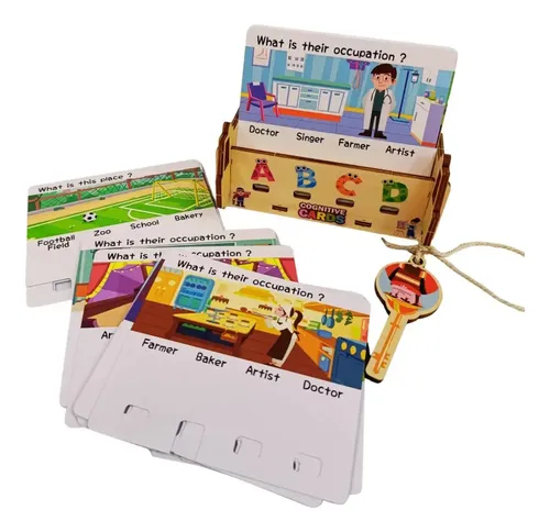 Juego De Mesa Tarjetas Cognitivas En Ingles 30 Pcs Educativo — foto 2