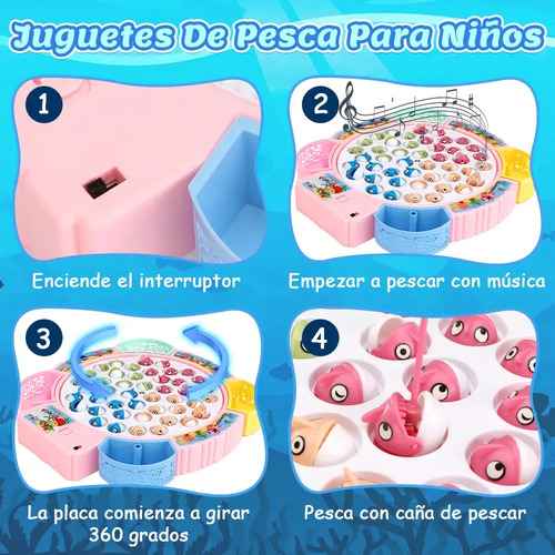 Juego De Pesca Magnético Interactivo Para Niños Con Música — foto 3