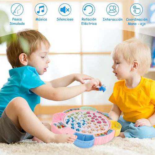 Juego De Pesca Magnético Interactivo Para Niños Con Música — foto 7