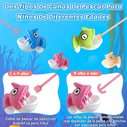 Juego De Pesca Magnético Interactivo Para Niños Con Música — foto 8