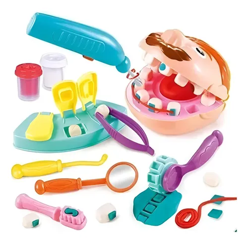 Juego Dentista De Plasticina Para Niños Juguete Didáctico Dentista