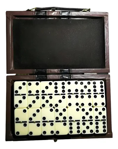 Juego Domino Con Caja Dura Acolchada 28 Pcs