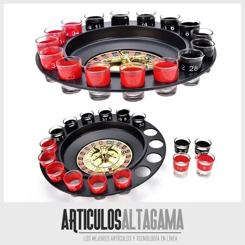 Juego Fiestas Ruleta Rusa Estilo Casino Beber Shots 16 Copas — foto 10