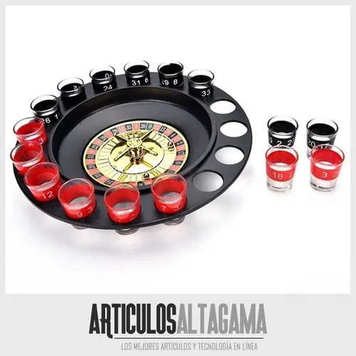 Juego Fiestas Ruleta Rusa Estilo Casino Beber Shots 16 Copas — foto 11