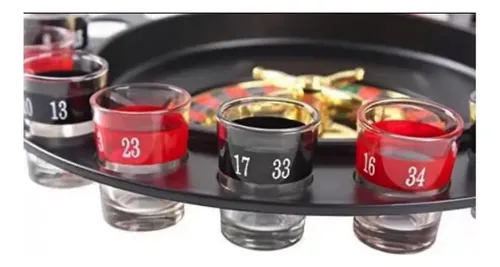 Juego Fiestas Ruleta Rusa Estilo Casino Beber Shots 16 Copas — foto 3