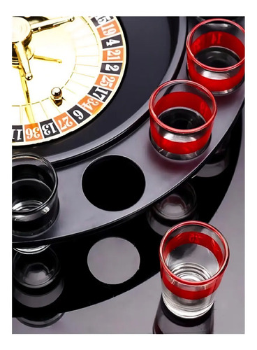 Juego Fiestas Ruleta Rusa Estilo Casino Beber Shots 16 Copas — foto 5
