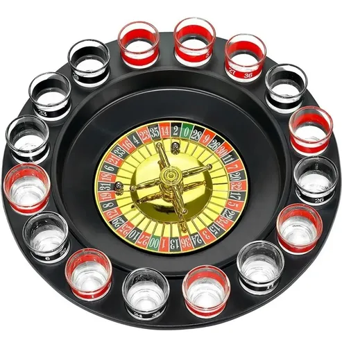 Juego Fiestas Ruleta Rusa Estilo Casino Beber Shots 16 Copas — foto 9