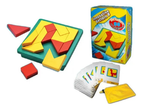 Juego Lógico Innovative Pattern Con 60 Tarjetas Juguete Mesa