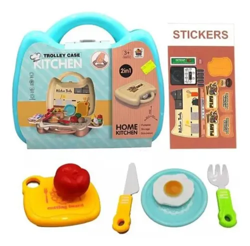 Juego Mochila De Cocina Aprendizaje De Utensilios Varios — foto 2