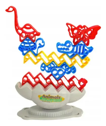 Juego Para Apilar Animales De Colores Didactico Multicolor — foto 2