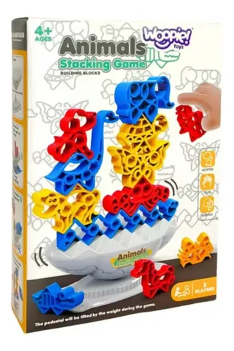 Juego Para Apilar Animales De Colores Didactico Multicolor — foto 8