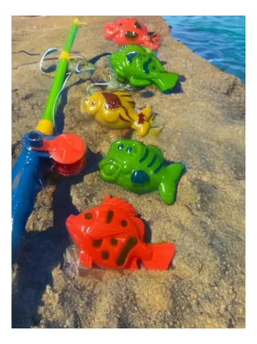 Juego Pesca Con Caña Juguete Acuático Para Piscina Playa — foto 3