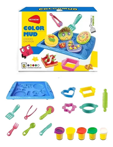 Juegos De Masas Y Plastilinas Para Niños Multicolores Figuras