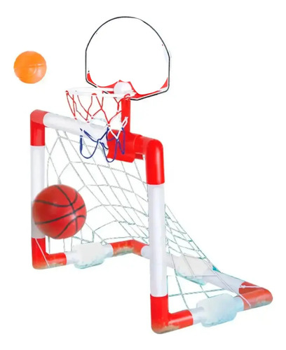 Juegos Inflable Deportivos 2 En 1 Futbol Y Baloncesto Varios