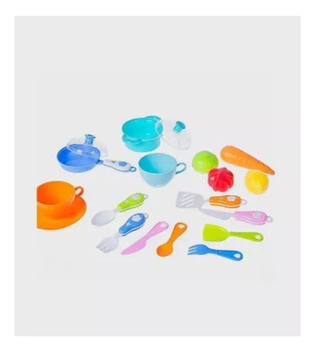 Juguete Cocinero Mini Chef Mochila Juego Para Niños Rosa — foto 4