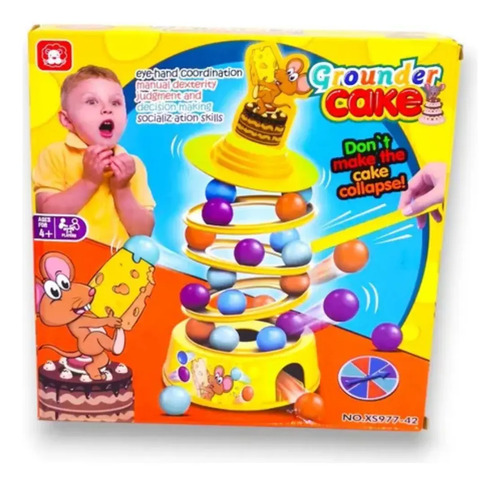 Juguete Didáctico Ratoncito Glotón Juego De Mesa Estrategia Multicolor