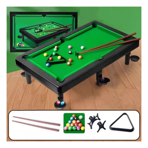 Juguete Mini Mesa De Billar Juego De Billar Pool — foto 3