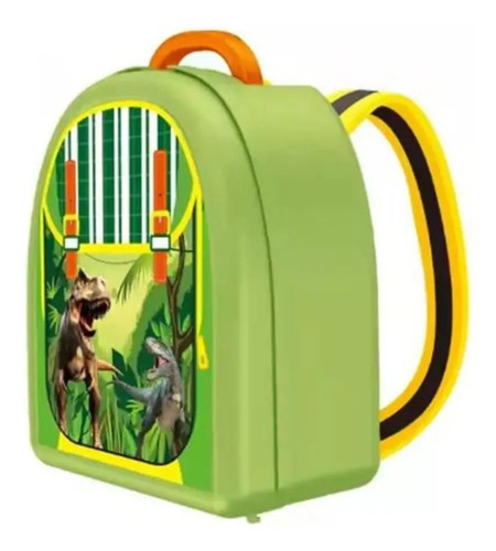 Juguete Mundo De Dinosaurio Mochila Juego De Arcilla Verde — foto 2