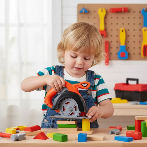 Juguete Sierra Circular Herramienta Para Niños — foto 4