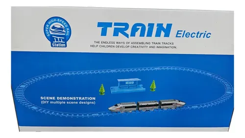 Juguete Tren Moderno Con Rieles Y Accesorios — foto 3