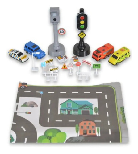 Juguetes De Señales De Tráfico Para Niño Con Autos Varios