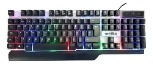 Kit De Teclado Y Mouse Gamer Weibo Wb-550 Español Negro Negro — foto 2