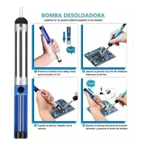 Kit Electrico Cautin 220v 60w Regulable Aceccorios Soldadura — foto 8