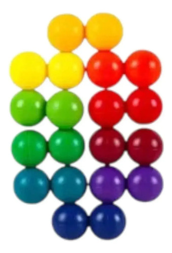Kit Sensorial Juguete Didáctico Montessori 6 Pcs Antiestrés Multicolor — foto 2