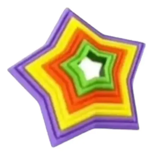 Kit Sensorial Juguete Didáctico Montessori 6 Pcs Antiestrés Multicolor — foto 5