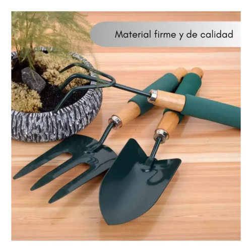 Kit Set Jardinería Huerto 3 Piezas — foto 5