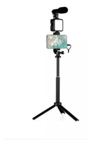 Kit Vlogging Palo Selfie Luz Control Bluetooth Microfono