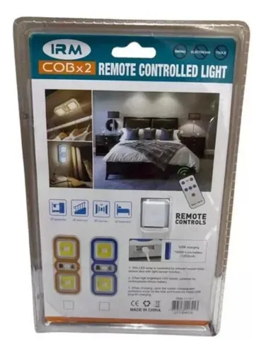 Lámpara Con Control Remoto Led Cocina Closet Cobx2recargable Azul — foto 2