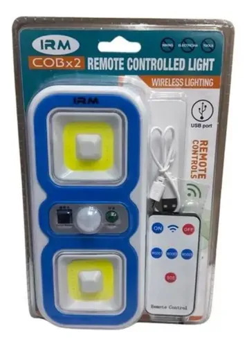 Lámpara Con Control Remoto Led Cocina Closet Cobx2recargable Azul — foto 3
