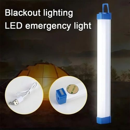 Lámpara Emergencia Barra Led Portátil Multiuso 52cm Closet Color Blanco — foto 3