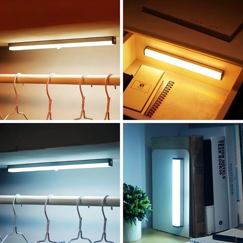 Lámpara Emergencia Barra Led Portátil Multiuso 52cm Closet Color Blanco — foto 4