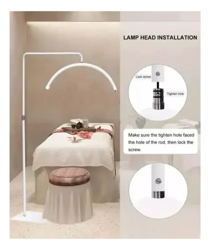 Lampara Led Media Luna Estética Pestañas Cejas — foto 8