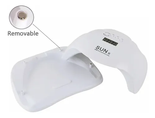 Lampara Led Uv Sun X 54w Esmalte Permanente Uñas Blanco — foto 3