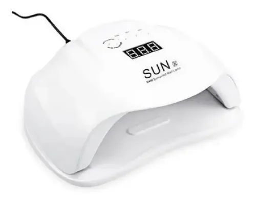 Lampara Led Uv Sun X 54w Esmalte Permanente Uñas Color Blanco — foto 4